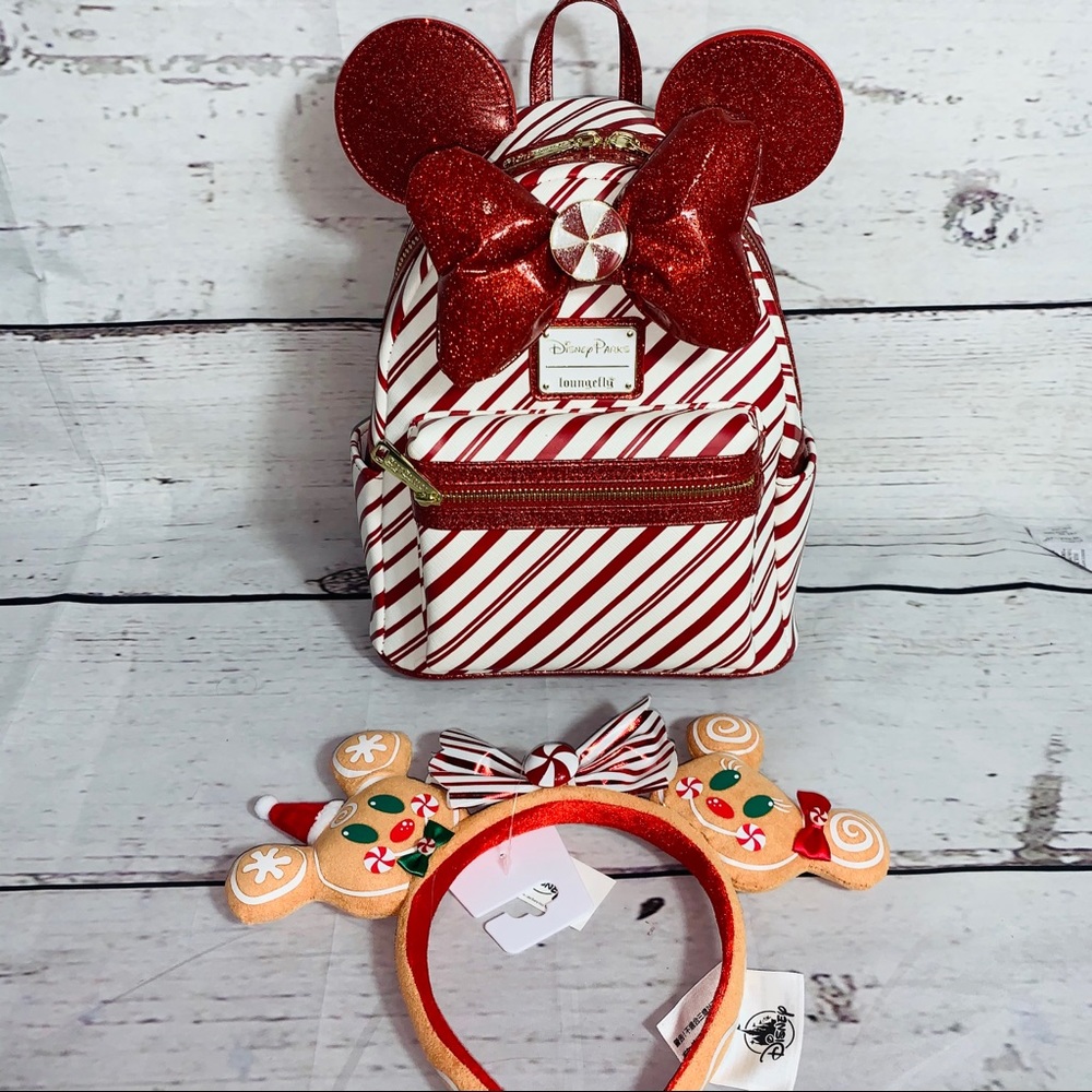Disney Parks Christmas Loungefly Mini Backpack - Picture 6 of 14